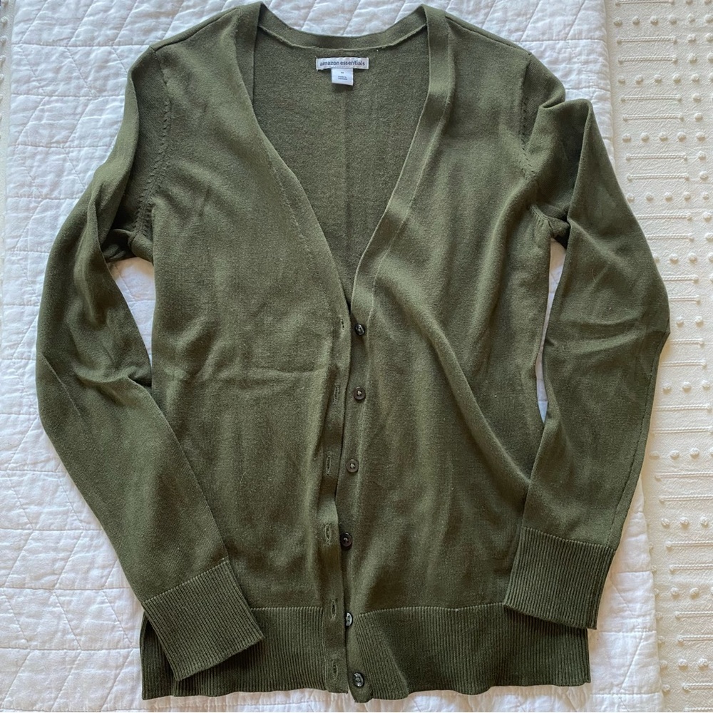 Olive cardigan